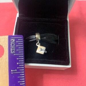 Pandora Graduated Cap Dangle Charm New in Box